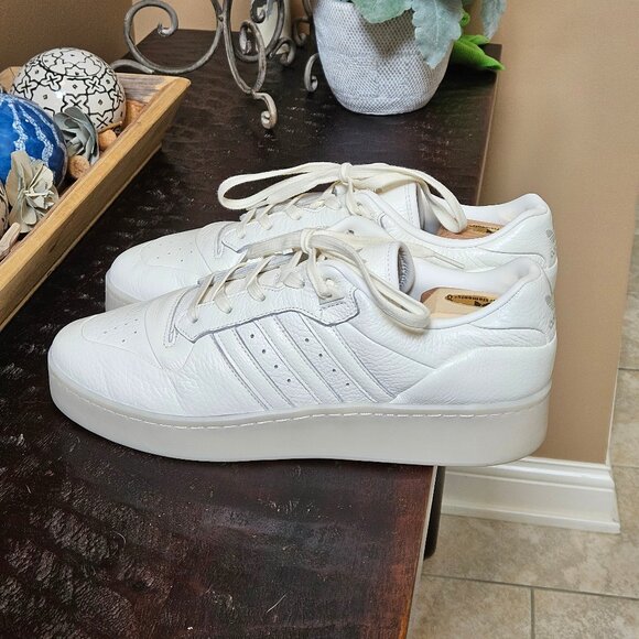 Adidas Men's Rivalry Lux Low Sneakers, Cloud/Ivory, Sz 12.5 - Picture 3 of 16